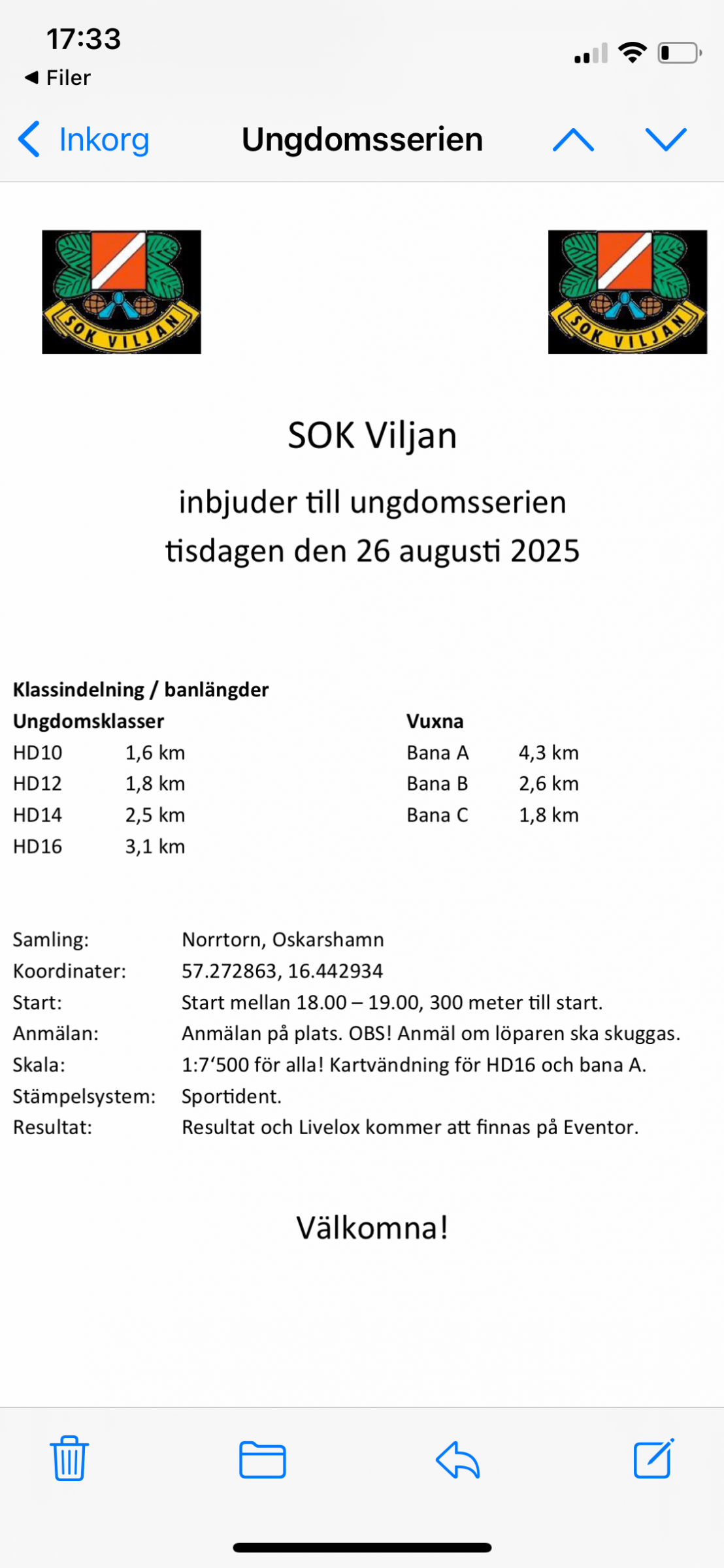 image: Ungdomsserien 26 augusti 