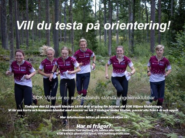 image: Höstens nybörjar- och ungdomsträning