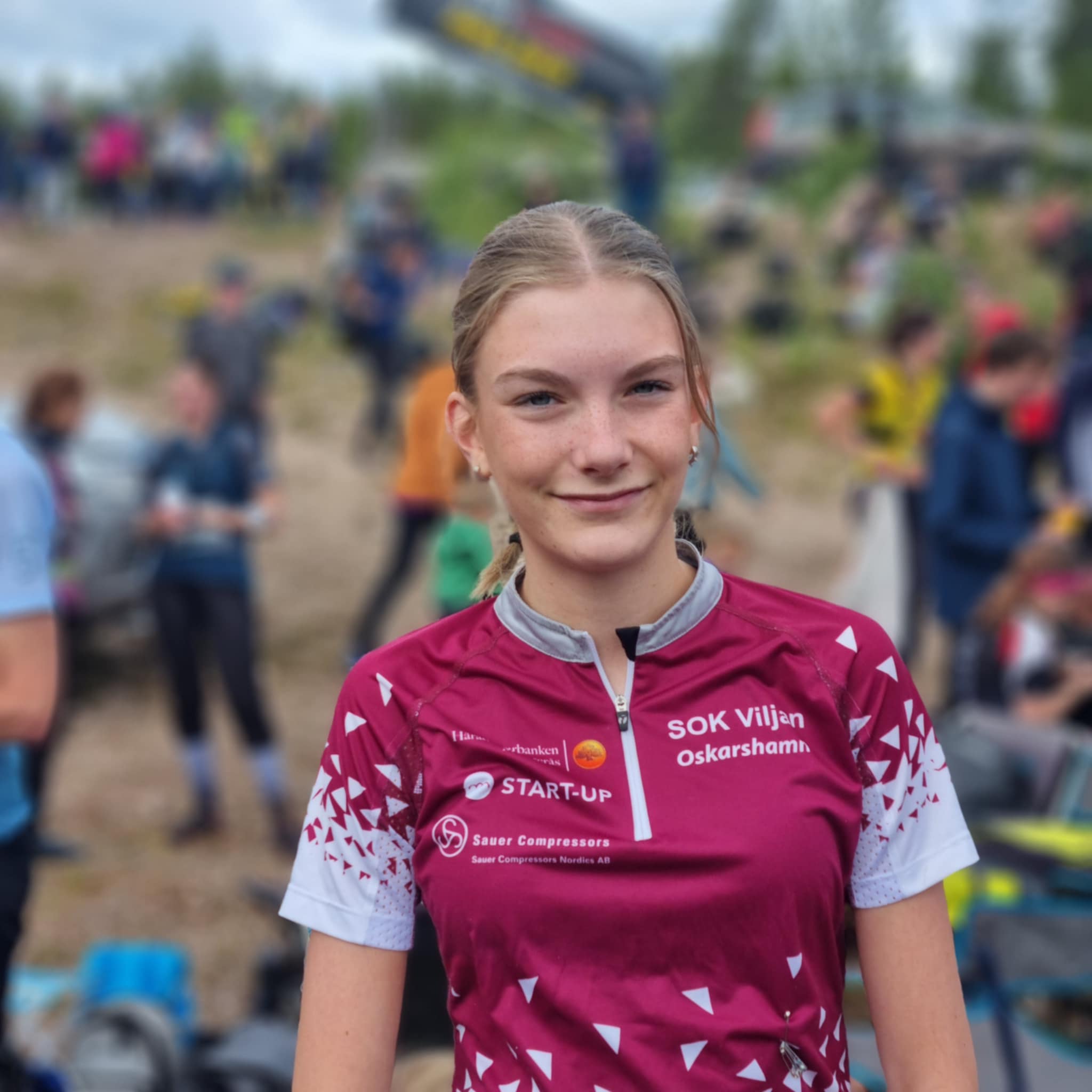 image: Ester på pallen i Sälen