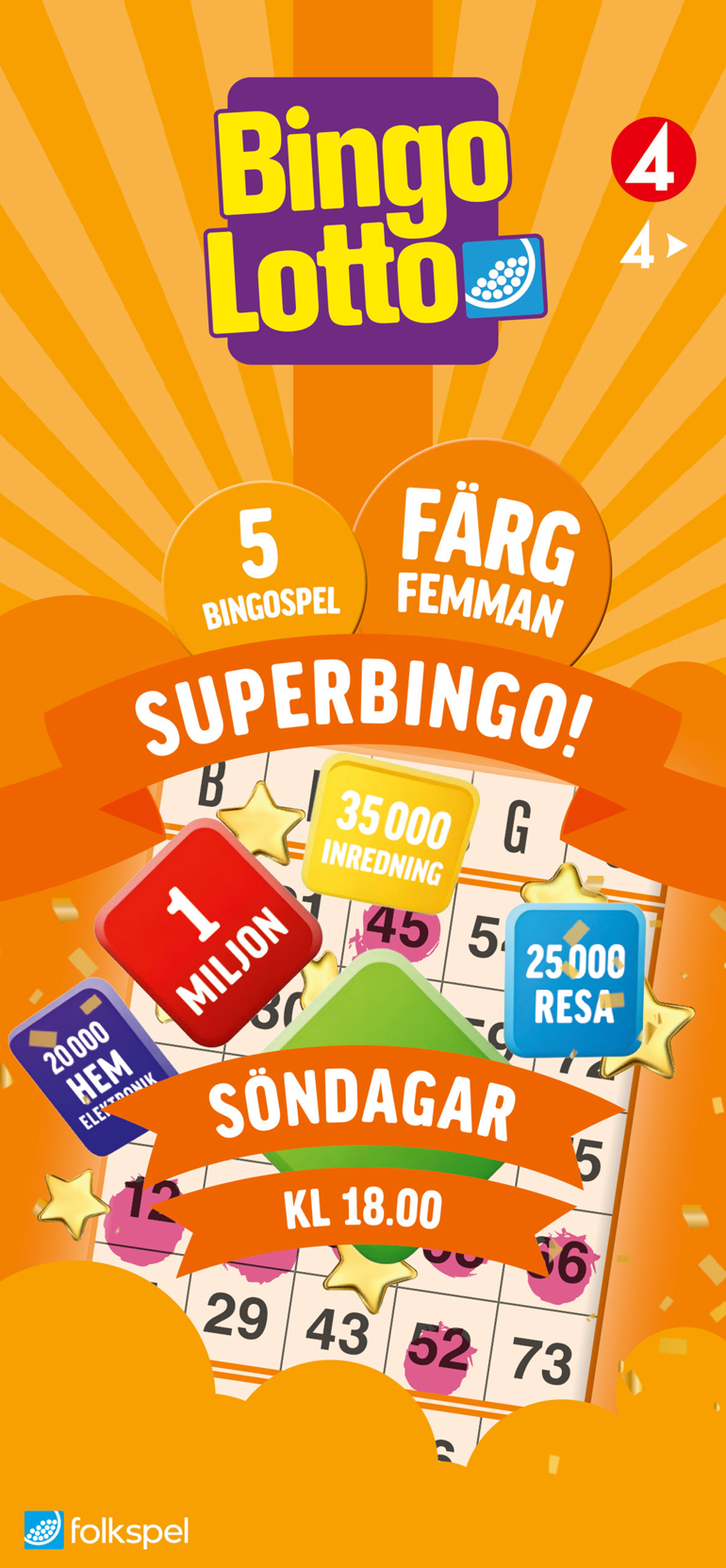 image: Spela Bingolotto - stötta Viljan